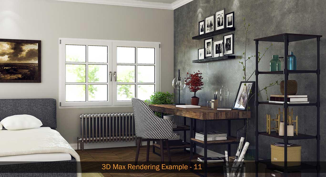 3D Max Rendering Example
